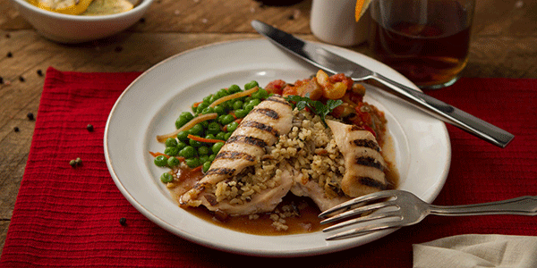 Recipe: Chicken Stuffed with Wild Rice