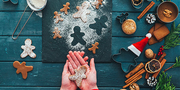 Healthy Holiday Gingerbread Cookie Recipe