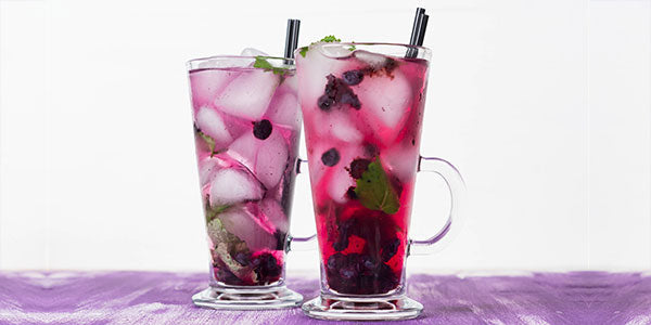 Fizzy Blueberry Mint Drink Recipe