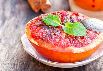 Honey Drizzled Broiled Grapefruit Recipe