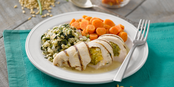 Cheesy Broccoli Cheddar Stuffed Chicken