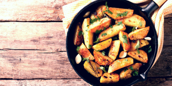 Fingerling Potatoes with Spicy Pumpkin Seeds Recipe