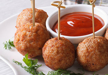 Chicken Feta Meatballs with Pomodoro Sauce Recipe