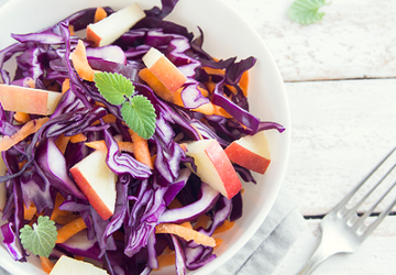 Purple Cabbage and Apple Slaw Recipe