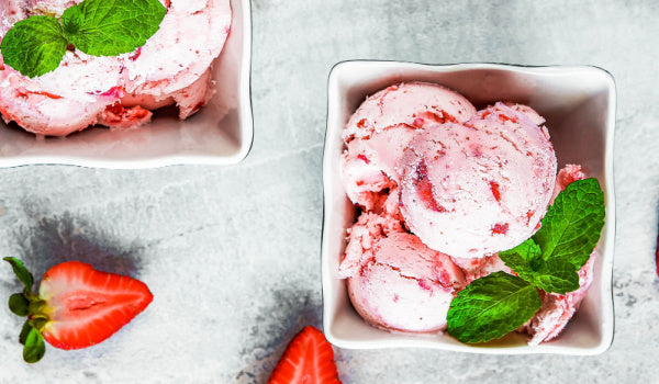 Guilt-Free Strawberry Gelato Recipe