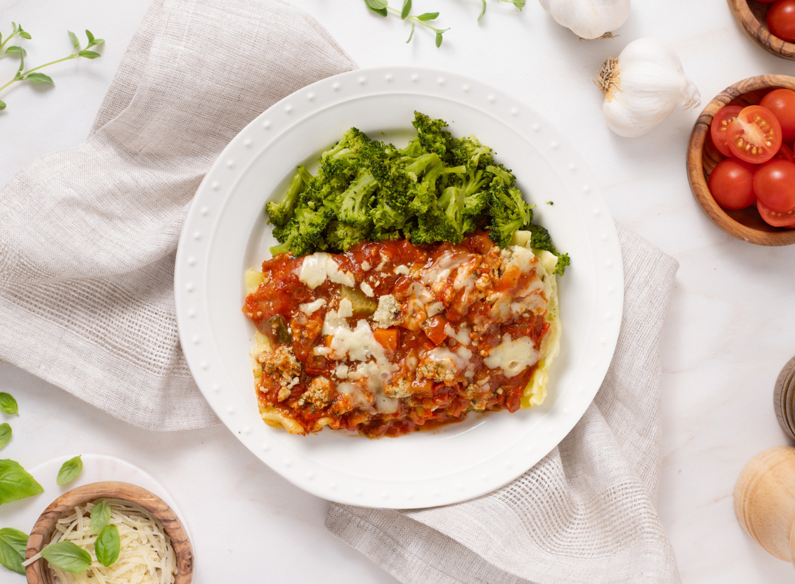 Chicken Lasagna with Garden Marinara