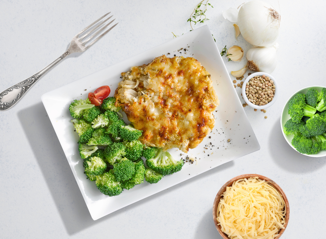 Chicken, Rice & Cheddar Casserole