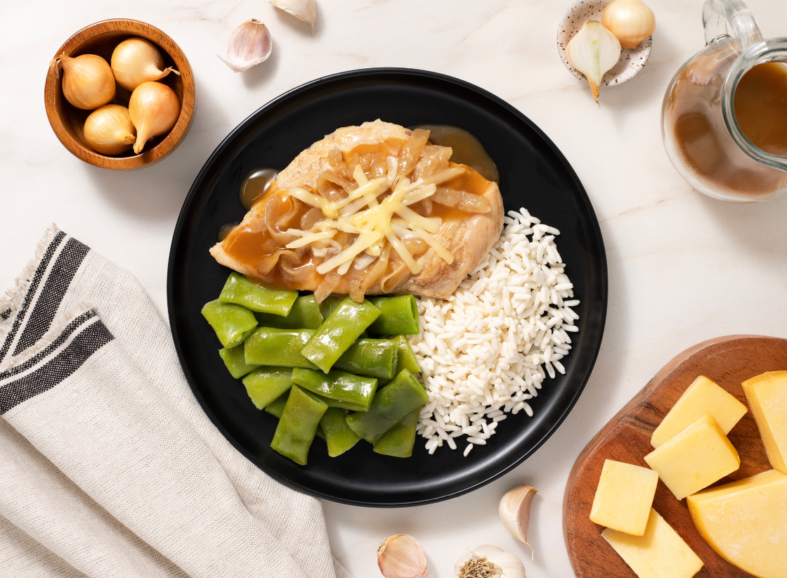 Chicken with Smoked Gouda Gravy