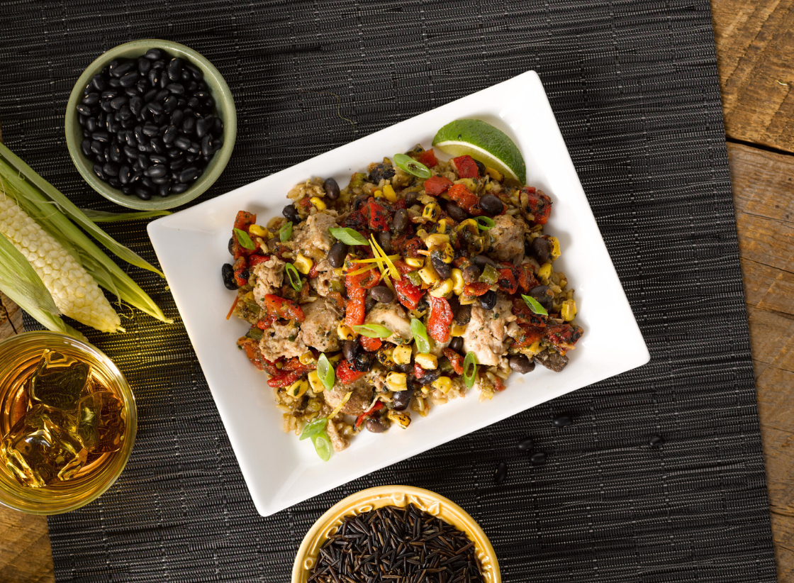 Green Chile Pork with Southwest Salsa
