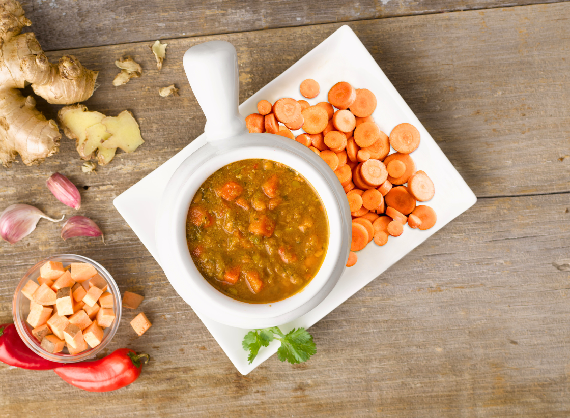 Moroccan Lentil and Sweet Potato Stew