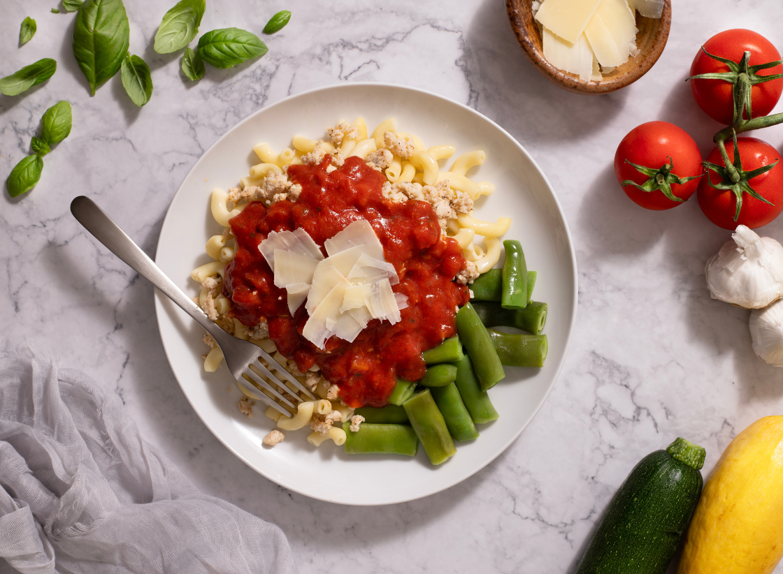 Pasta Marinara with Chicken Sausage