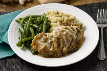 Pork Tenderloin with Mushroom Marsala dinner meal