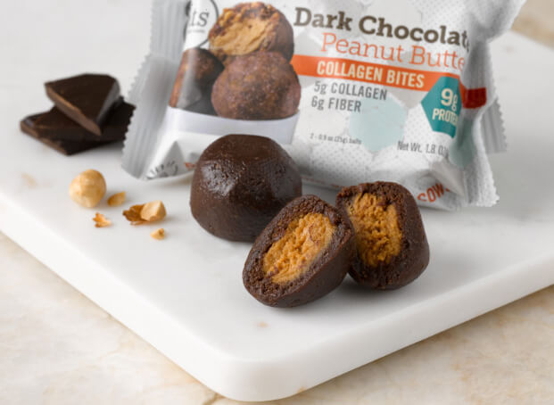 Chocolate Peanut Butter Collagen Bites