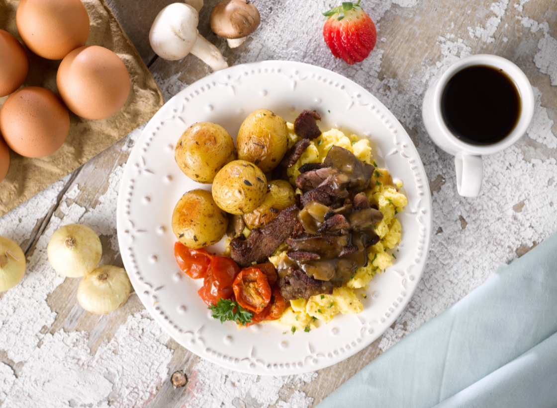 Steak and Egg Scramble