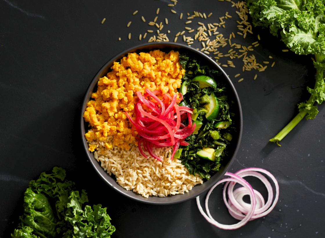 Tarka Dal Curry with Kale & Zucchini