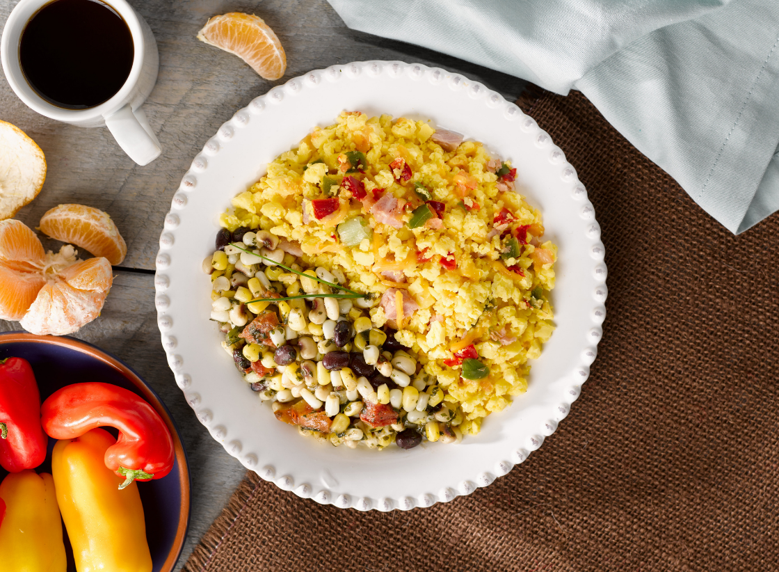 Western Egg Scramble with Ham