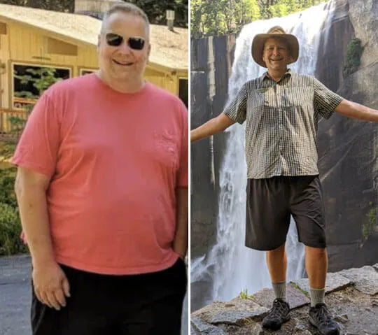 Jeff before and after