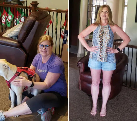 Mary before and after