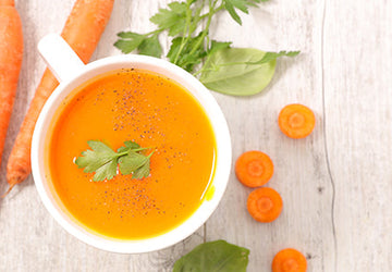 Creamy Carrot and Sweet Potato Soup
