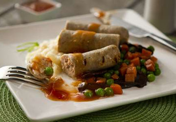 Recipe: Bangers and Spinach Mash