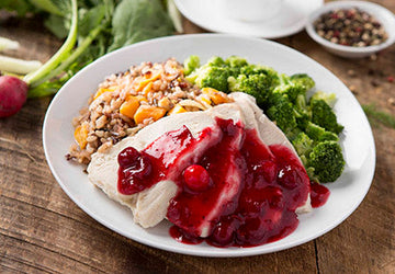 Roasted Turkey Breast with Cranberry Chutney Recipe
