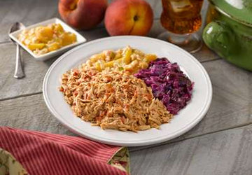 BBQ Pulled Pork with Peach Crisp Recipe