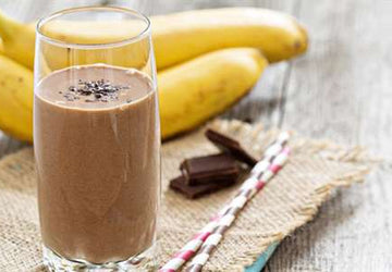 Healthy & Simple Chocolate Banana Protein Shake