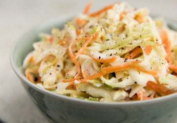 Quick & Healthy Vinegar-Based Cabbage Slaw