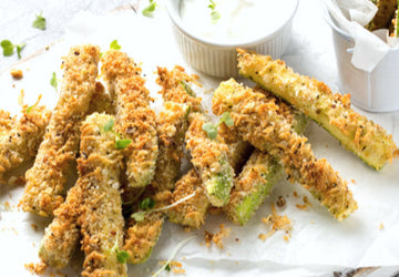 Healthy Air Fryer Zucchini Fries Recipe
