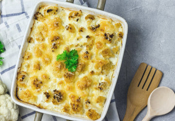 Cauliflower Gratin with Feta & Olives Recipe