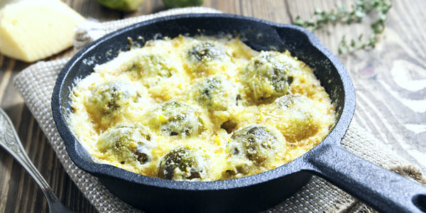 Cheesy Brussels Sprout Bake Recipe