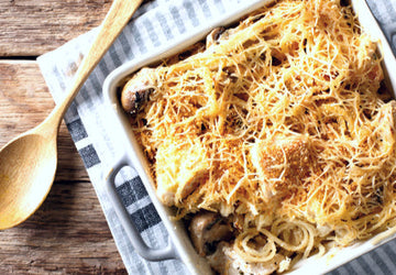 Cheesy Homemade Chicken Tetrazzini Recipe