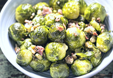 Garlic Roasted Brussels Sprouts Recipe