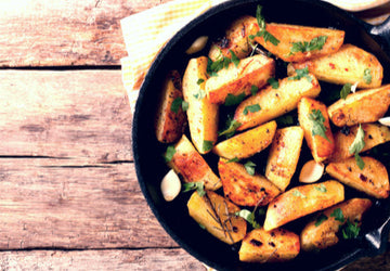 Fingerling Potatoes with Spicy Pumpkin Seeds Recipe