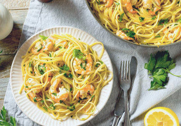 Healthy Garlic Shrimp Scampi Recipe
