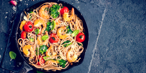 Healthy Shrimp Pasta Recipe (with a Low-Carb Option!)