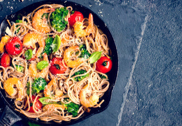 Healthy Shrimp Pasta Recipe (with a Low-Carb Option!)