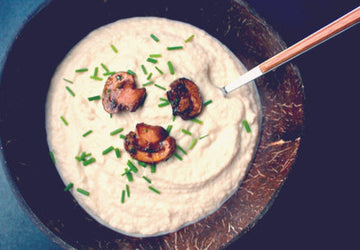 Mashed Cauliflower with Mushroom Gravy Recipe