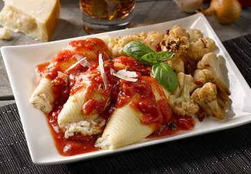 Stuffed Shells with Vodka Marinara Sauce