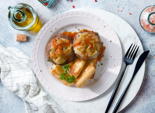 BBQ Beef and Cheddar Sliders