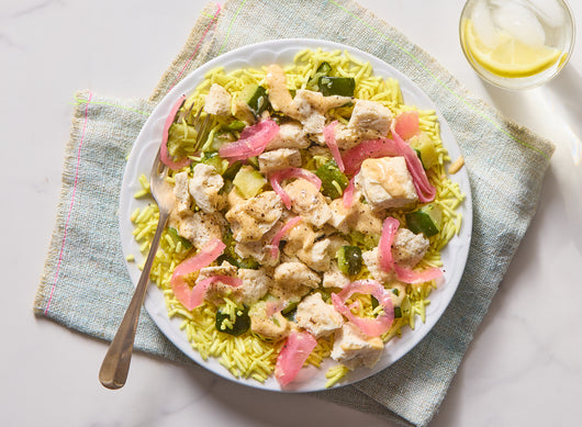 Garlic Tahini Chicken Bowl