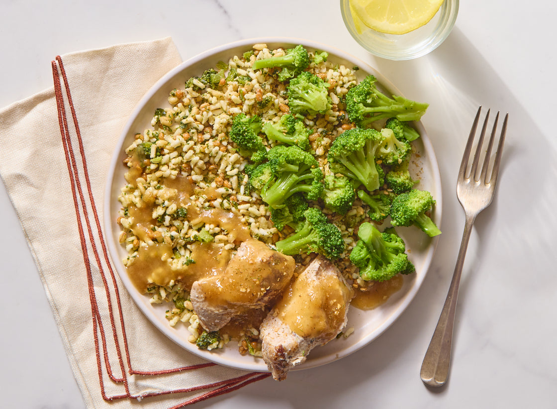Homestyle Turkey with Kale & Grain Medley