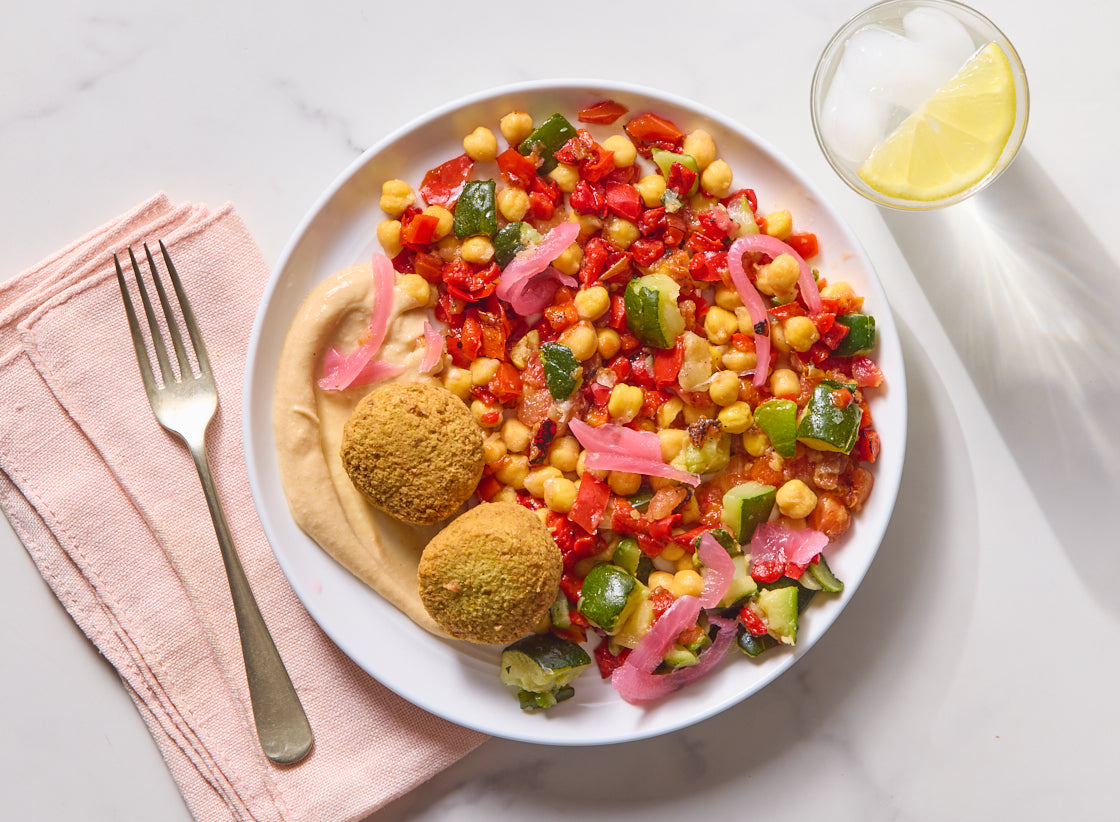 Mediterranean-Style Falafel Bowl