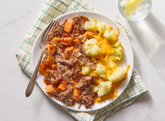 Southwestern-Style Pulled Beef with Sweet Potatoes