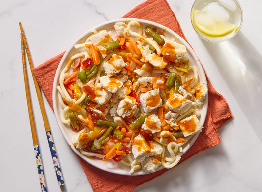 Sweet & Spicy Chicken Udon