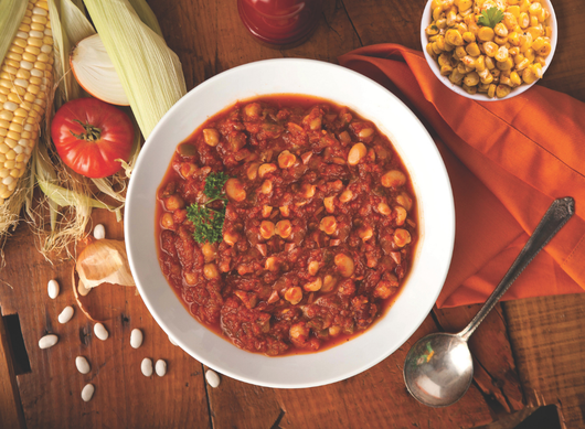 Beef Chipotle Chili with Corn Salad