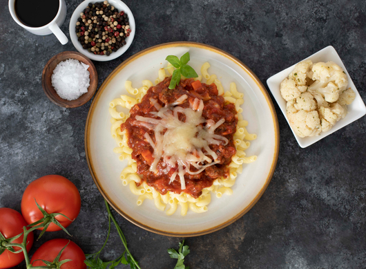 Mamma Mia! Pasta with Beef Marinara