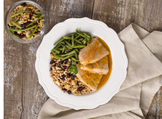 Turkey Breast with Honey Orange Glaze